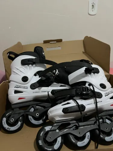 Patins Hd Inline Skull 2.5 branco