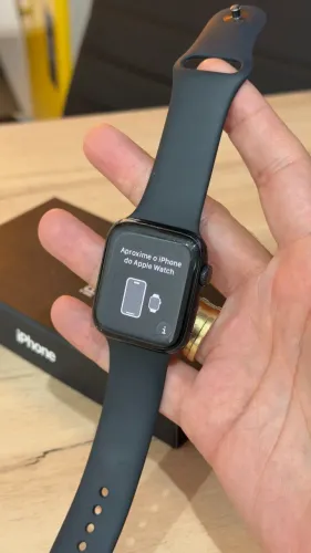Apple Watch SE 2 44mm Midnight - Loja física! Com 3 meses de garantia! Até 18x no cartão