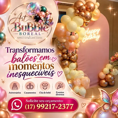 Decoração com bexigas