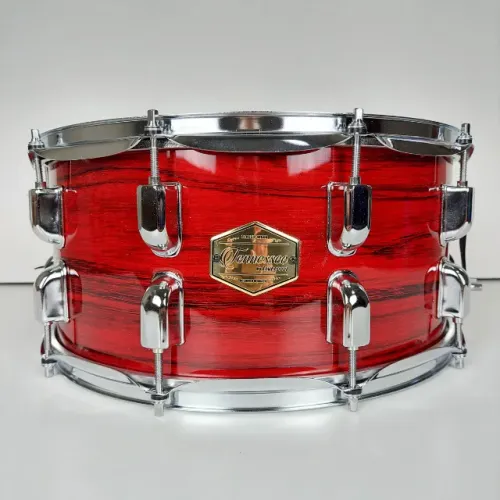 Caixa de Bateria Tennessee by Liverpool 14"x 6,5" Red Antique