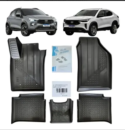 Jogo Tapete Borda Elevada Mopar Fiat Pulse e Fastbeck Original