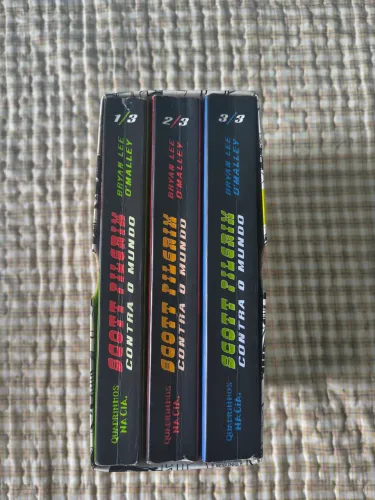 Box Livros Scott Pilgrim 3 volumes