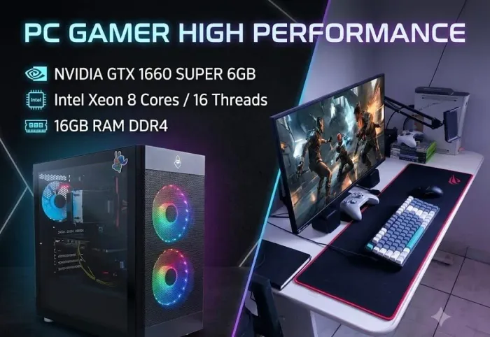 Pc Gamer Xeon 2640 v3 Completo