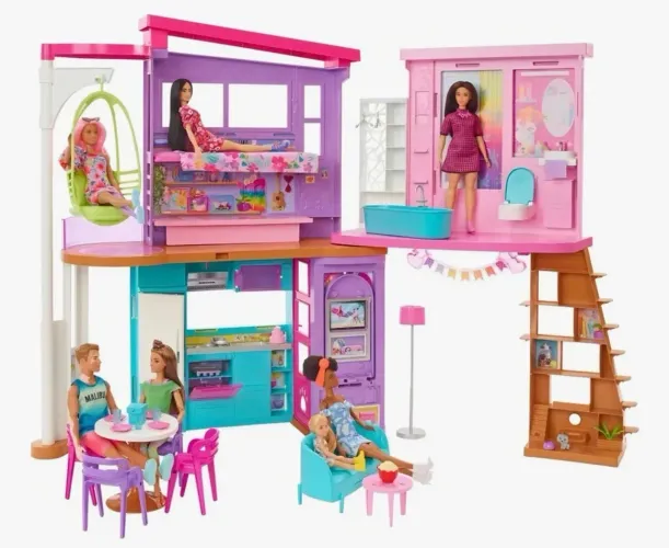 Casa da Barbie Mattel Casa De Bonecas De Férias Multicolor