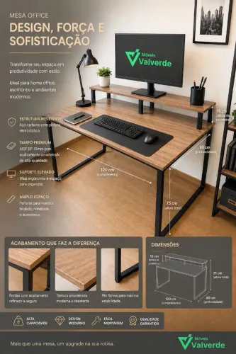 ESCRIVANINHA COM SUPORTE PARA MONITOR