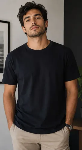 Camisa Preta tamanho G, bonita, original, bem confortável, tecido macio. 