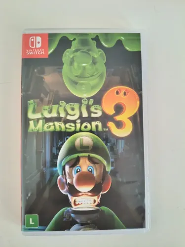 Switch Luigi Mansion 3 nacional (como novo)