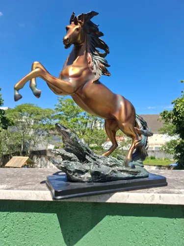 Escultura de Cavalo de fogo Super Exclusivo