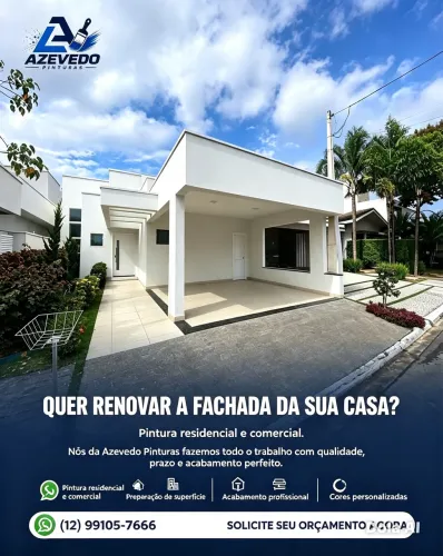Pintura Residencial e Comercial - Fachadas e Acabamentos