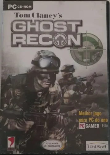 Jogo Raro Para PC Cd-Rom - Ghost Recon - De Tom Clancy´S - Totalmente Em Português