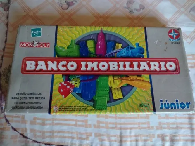 Banco Imobiliário Junior - Jogo da Estrela / Hasbro Completo