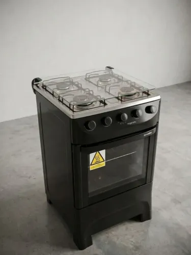 Fogão preto