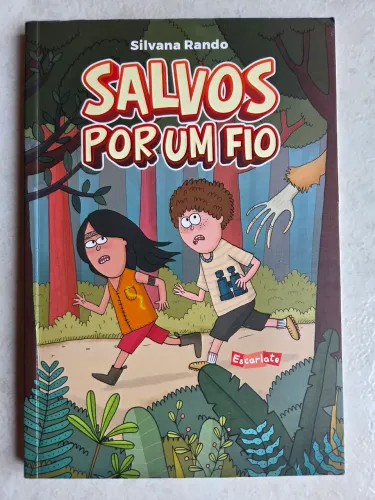 Livro "Salvos por um fio" em excelente estado de conservação!