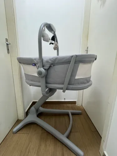 Berço Portátil Moisés - Chicco - Baby Hug 4 em 1 - Glacial