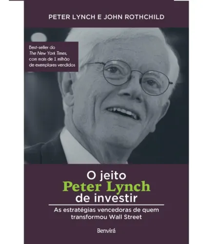 Livro "O Jeito Peter Lynch de Investir"  P. Lynch / John Rothchild - Usado, ótima condição