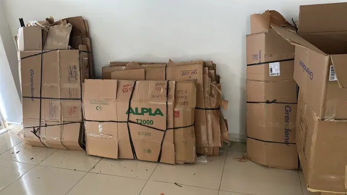 Caixas de papelão