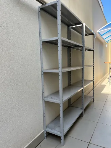 Estante aço inox semi nova
