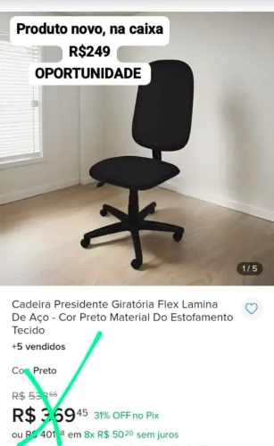 Cadeira presidente