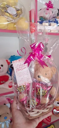 Cestinhas e presentes para o dia da mulher 