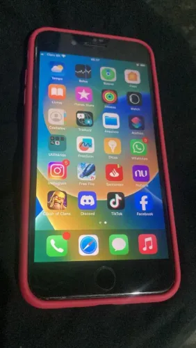IPhone 8 Plus 256gb botão original da digital  câmera original tudo bom