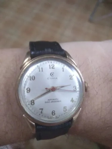 Relógio cyma automático bumper raríssimo militar 