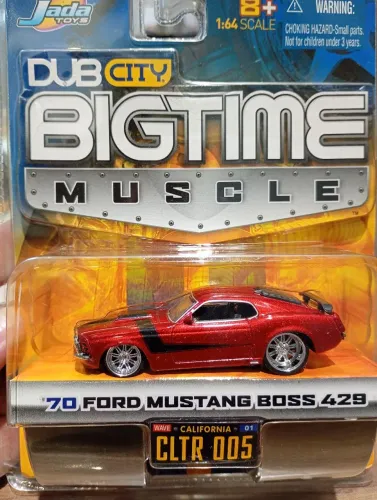 MINIATURA 1/64 MUSTANG BOSS 429 JADA DUBCITY BIG TIME