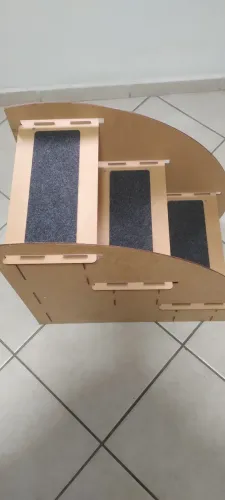 Escada Pet e bolsa transporte para carro