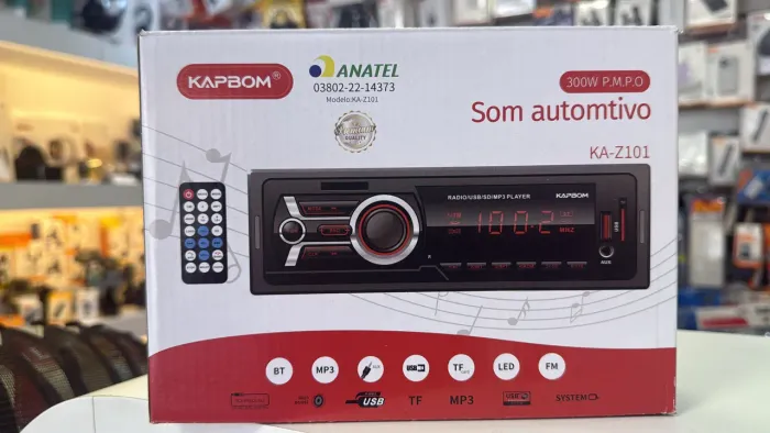 Rádio automotivo na loja Supereletronicosjf 