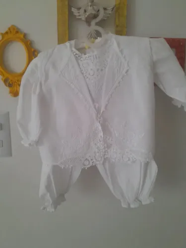 Roupa Batizado e Maternidade Luxo Menino