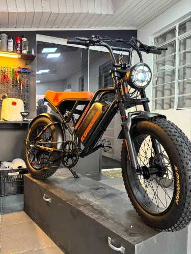 Bicicleta Elétrica Konnan 750W - Nova (Mais Resistente que Scooter)