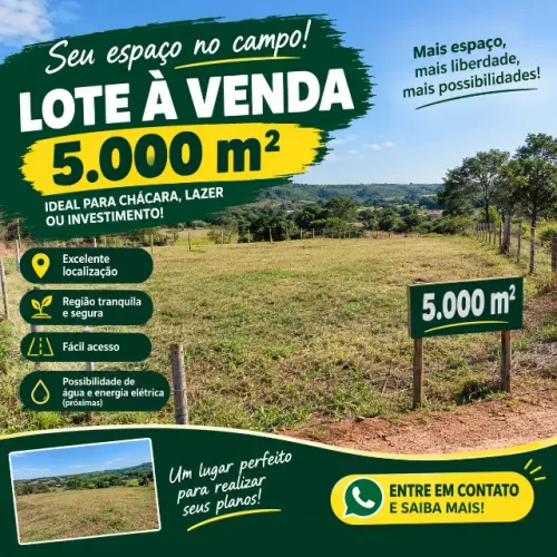 Fazendinha 5 mil metros em Jaboticatubas.