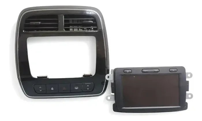 Kit Painel Multimídia Com Moldura Renault Kwid 1.0 2021/22 Preto