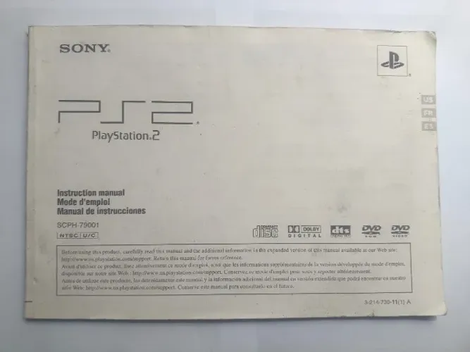 Manual PS2 Slim Original