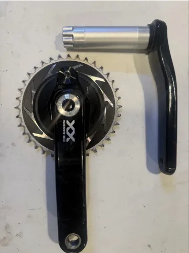 Pedivela Sram XX SL T-Type C/ medidor quarq 170mm