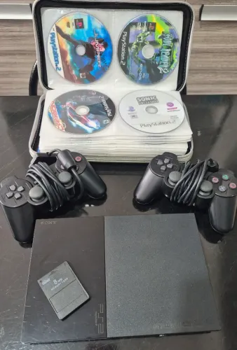 Playstation 2 completo -Funcionando perfeitamente