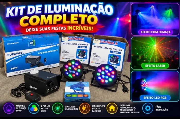 Vendo Kit iluminação festa