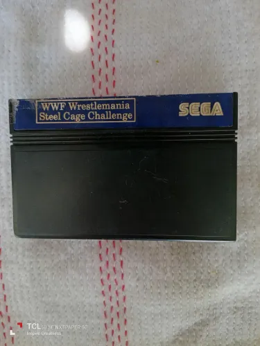 Jogo - WWF Wrestlemania Steel Cage Challenge - Master System (Cartucho Original) - Tectoy