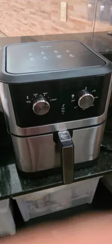 Airfryer Elgin Inox 4L 127V - Estado de Nova (Pouco Uso)
