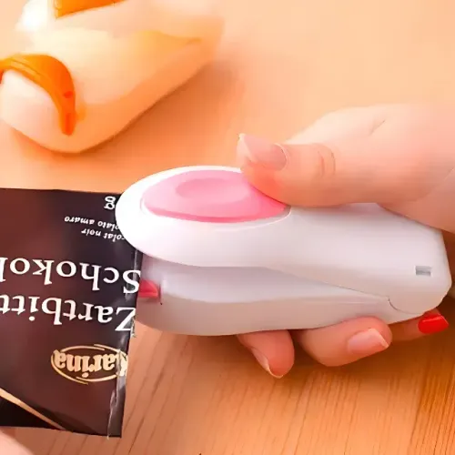 Mini maquina Seladora De Embalagem Sacos Manual a pilha