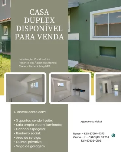 CASA DUPLEX A VENDA