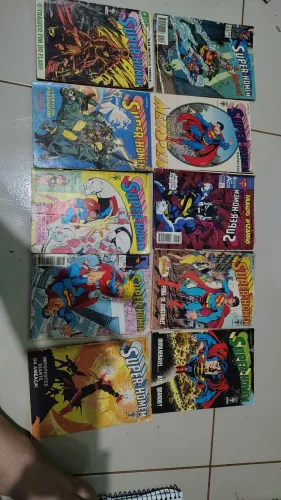 Super- homem pacote 10 quadrinhos