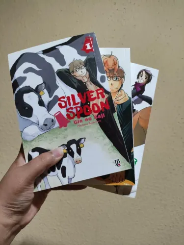 Mangá Silver Spoon - volumes 1, 2 e 3