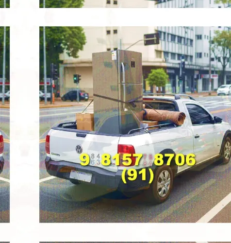 Frete! Rápido e seguro em Cidade Nova, Guamá, São Brás e Pedreira.