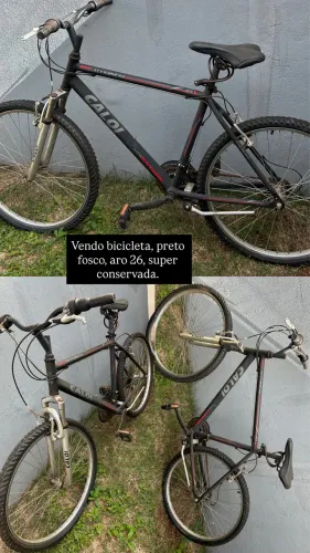 Bicicleta Caloi alumínio 