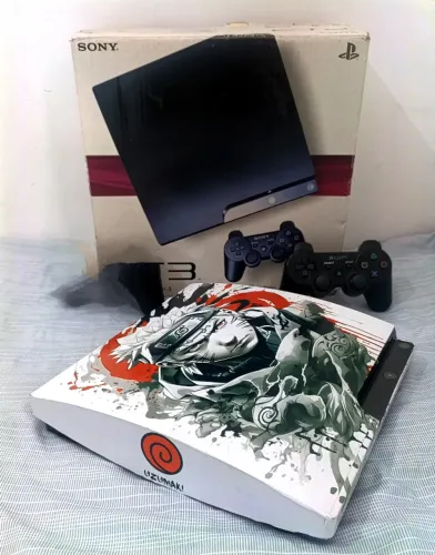 Ps3 Slim C/ Caixa e + de 14 Mil Jogos - Ac cartão