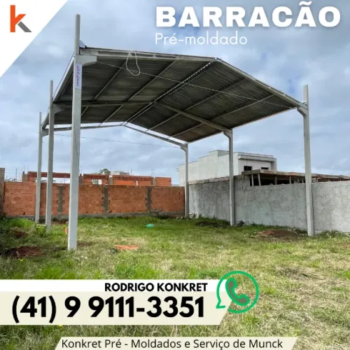 Barracão 100m² -10x10x5