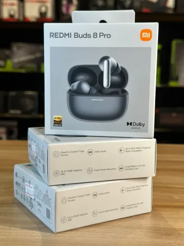 (LOJA FÍSICA) Fone Redmi Buds 8 pro - Novo