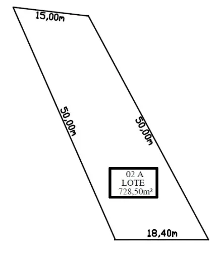 Terreno Comercial Plano com 730 m² no Rio da Prata