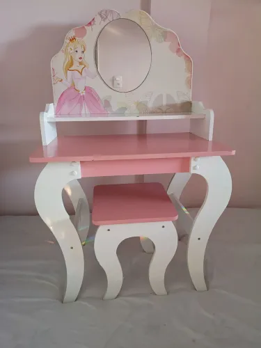 Penteadeira com banqueta princesa