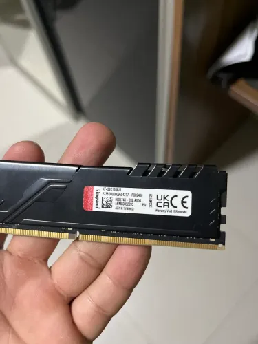 Memória ram ddr4 8gb kingston fury 3200mhz